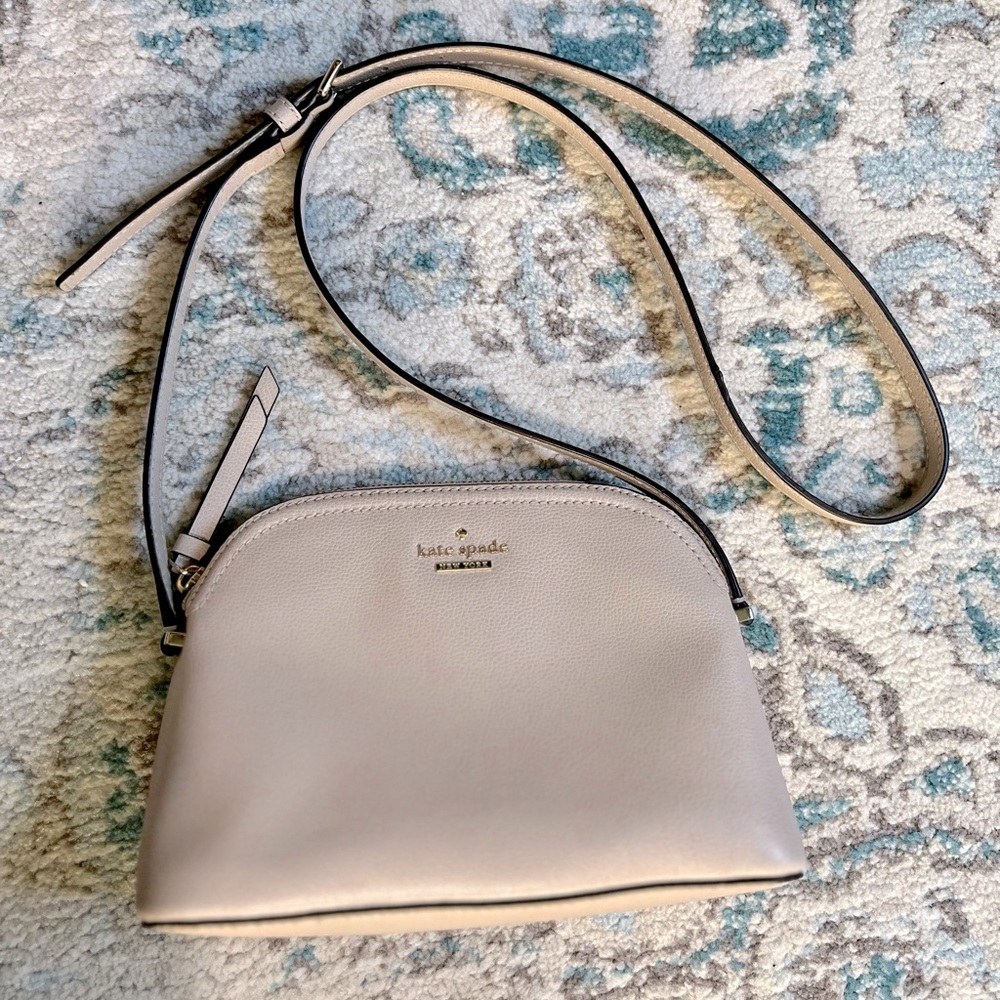 Kate Spade Patterson Peggy crossbody purse Warm Beige